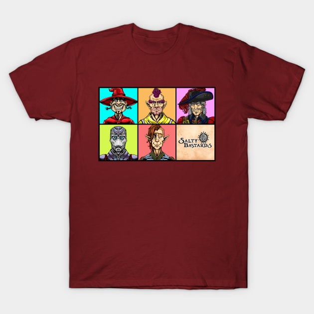 Those Salty Guys! T-Shirt by AuthorsandDragons